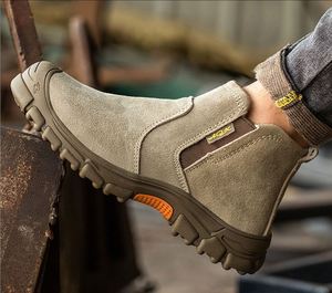 Zapatos de Seguridad para Hombre de Alta Calidad, Estilo Moderno, Aislantes, con Puntera de Acero, Entresuela Suave y Protección Antipinchazos para Soldadura - Product Image 1