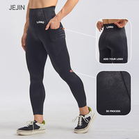 JIEJIN Leggings de yoga et de sport pour femmes, en coton et polyester, avec imprimé 3D numérique, effet taille haute et rehaussement des fesses