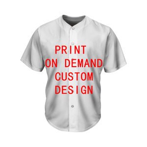 T-Shirt homme de Baseball, maillot imprimé en 3D motif tigre, tee-Shirt Streetwear de haute qualité, Hip-Hop, chemise avec boutons, grande taille - Product Image 3
