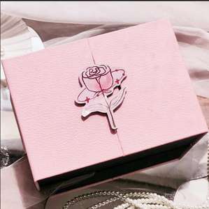 Grande boîte cadeau en carton ondulé <span class=keywords><strong>rose</strong></span> pour filles pour vernis à ongles, huile, soin de la peau, sérum UV pour la Saint-Valentin, anniversaire, emballage - Product Image 6