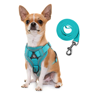 <span class=keywords><strong>Harness</strong></span> Anjing Bahan Nylon Bernapas dan Reflektif dengan Tali Kekang dan Tali Pemandu untuk Berjalan, Set <span class=keywords><strong>Harness</strong></span> Anjing Grosir - Product Image 3