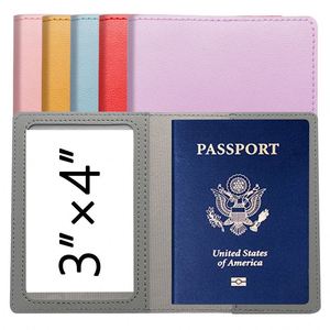 Porte-passeport de luxe en similicuir personnalisé avec logo, faible MOQ, prix abordable, dropshipping - Product Image 1