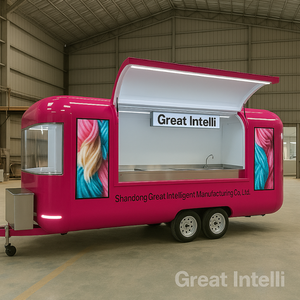 Remolque de Comida Móvil Prefabricado para Restaurante, Pizza, Barbacoa, con Cocina Completa, Quiosco de Café, Remolque de Comida para Concesiones, Food Trucks - Product Image 3