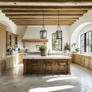 Muebles de Cocina Modernos CBMmart Europe Shaker con Madera y Acero Inoxidable - Product Image 5