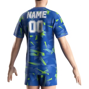 Camisetas de Rugby Sublimadas Dry-Fit para Hombre, Camisetas y Pantalones Deportivos para Mujer, Más Vendidas - Product Image 6