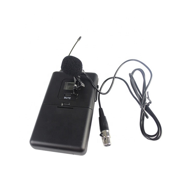 Wireless Bodypack Headset Collar Clip Microphone