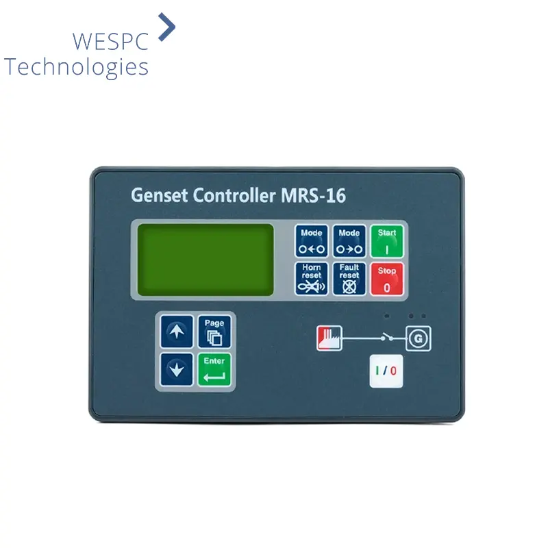 MRS-16 발생기 Genset 컨트롤러 MRS16 자동 원격 시작 LCD 제어 및 보호 모듈 패널 교체