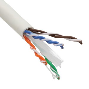 Cat6 1000ft 23AWG rắn 4 cặp cáp Ethernet không được che chở cặp xoắn UTP Internet cáp kéo hộp trắng lsoh vượt qua kênh kiểm tra - Product Image 4