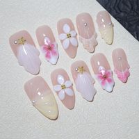 Faux ongles en amande artificiels, rouge bordeaux, avec décor spirale métallique argenté, style Y2K tendance, dégradé, réutilisables, à presser