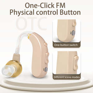 BTE เครื่องช่วยฟังเครื่องรับเครื่องช่วยฟังแบบชาร์จไฟได้สำหรับผู้สูงอายุเครื่องขยายเสียงทางการแพทย์สำหรับการสูญเสียการได้ยิน - Product Image 5
