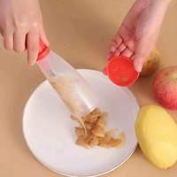 Moderne handmatige multifunctionele plastic roestvrijstalen groente-aardappel-wortel-fruit-appel schilmes