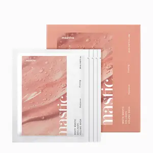 Wrinkle Care Brightening And Hyaluronic Acid 20ml Radiance And Firming 4EA White Mastic Collagen Volume Mask