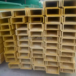 Pultrusion C forme FRP canal/GRP profils structurels poutres de canal - Product Image 5