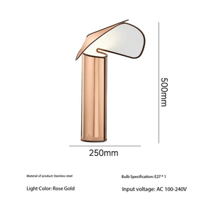 Lampada da Terra Minimalista Moderna di Design Italiano a Forma di Cappello in Acciaio Inossidabile per Camera da Letto e Soggiorno con Attacco E27 e Sorgente Luminosa a LED - Product Image 6
