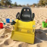 Mini-excavatrice électrique Leduole LT-2 pour enfants, construction en fibre de verre, utilisation en extérieur et en intérieur