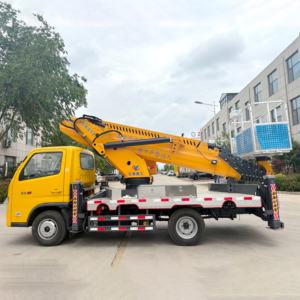 תחזוקת רחוב מנגזה 32 מ 'דלי משאית טלסקופית בום אוויר מטוס עבודה משאית עבור מכירות - Product Image 4