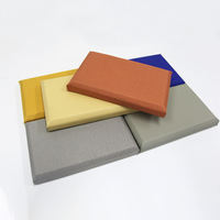 Panneaux acoustiques décoratifs modernes en tissu pour l'extérieur, réduction du bruit, élimination de l'écho, rafraîchissement, résistance au feu