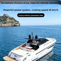 Perahu Pontong Pancing Desain Putih Berbahan Fiberglass Reinforced Plastic dengan Mesin Tempel 200HP 30-35 Knots Ukuran Dapat Disesuaikan Buatan Cina
