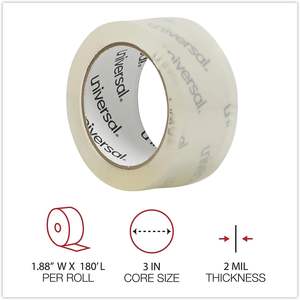 Ruban adhésif universel sensible à la pression 63000 pour scellage de boîtes, 5 cm x 50 m, multi-matériaux : EVA, papier kraft, Washi, feuille, PET, tissu, PVC - Product Image 5