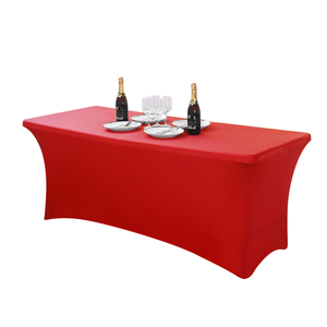 Couverture de <span class=keywords><strong>table</strong></span> en spandex extensible de 6 pieds imprimée sur mesure pour les tables publicitaires pliantes rectangulaires standard, protecteur de nappe ajusté - Product Image 5