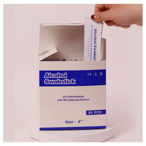 Tisu Alkohol 4 Inci Berisi Cairan Pra-Saturasi Bersertifikat CE Kelas II untuk Rumah Sakit dan Klinik - Product Image 5