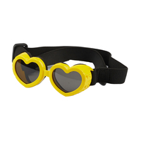 Lunettes de protection UV pour animaux de compagnie avec sangles réglables Lunettes de soleil en forme de cœur pour chiens Lunettes de soleil anti-buée pour chiens Lunettes de soleil pour animaux de compagnie