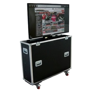 "EVA chống sốc LED TV Giao thông vận tải Trường hợp với <span class=keywords><strong>4</strong></span>-inch bánh xe 55-100in Màn hình LCD phẳng cho triển lãm chuyến bay hoặc đường cao tốc sử dụng" - Product Image 1
