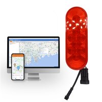 Pelacak GPS 4G LTE untuk Lampu Belakang Truk, Kompatibel dengan PC, Pelacak Mobil Tersembunyi, Pelacakan Waktu Nyata, Tahan Air IP67