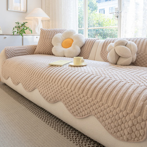 Funda de Sofá de Lana Sherpa con Forma Especial 2026, Gruesa, Antideslizante y Resistente a Arañazos de Gatos <span class=keywords><strong>para</strong></span> Invierno - Product Image 6