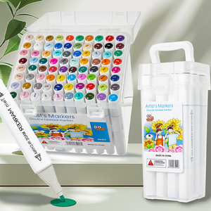 Juego de 120 Rotuladores de Doble Punta, Marcadores Profesionales de Doble Cabeza para Dibujo, Bocetos e Ilustraciones, Caja en Inglés - Product Image 5