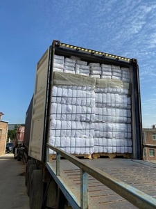 Riciclaggio di cotone straccia di tessuto tessile pulitura di cotone bianco stracci pulizia industriale stracci asciugamano 100% stracci di cotone per la pulizia - Product Image 5