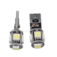 Ampoule LED Canbus T10 blanche 194 186 W5W 5050 5SMD 5LED 9LED 9SMD 13LED 13SMD pour éclairage intérieur de voiture et véhicules