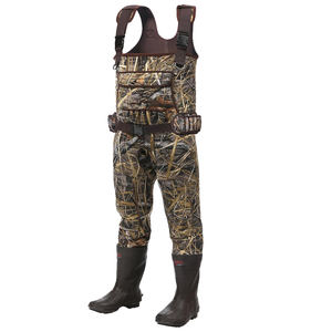 Cuissardes de poitrine en nylon imperméable pour hommes pour la chasse au canard et la pêche à la sauvagine Caractéristiques isolantes - Product Image 1