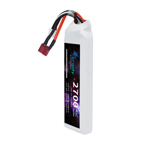 Batería de 7.4V 2S 2700MAH 45C con Conector Deans T/JST/XT30/XT60 para Accesorios de Avión, Helicóptero, Coche, Barco y Camión RC - Product Image 4