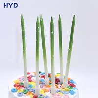 Vela de Cumpleaños Ecológica Hecha a Mano 2026, Vela Delgada sin Humo para Celebraciones de Ramadán y Año Nuevo, Decoración para Fiestas 11.5cm*0.31cm