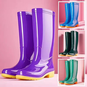 <span class=keywords><strong>Stivali</strong></span> <span class=keywords><strong>da</strong></span> <span class=keywords><strong>Pioggia</strong></span> in PVC Impermeabili e Antiscivolo per Uso Esterno, Giardino e Cucina, Economici per Adulti - Product Image 5