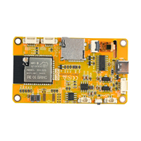 Modul Layar LCD TFT Kapasitif DIYmall 2.4 Inci dengan Flash 4MB ESP32-2432S024C untuk Proyek Stasiun Cuaca Arduino IOT