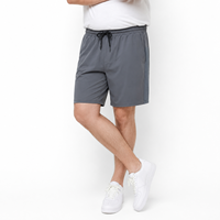 Shorts de sport pour hommes à taille élastique avec cordon de serrage, doux, respirants, séchage rapide, personnalisables OEM, pour la course, la gym, l'entraînement et les loisirs