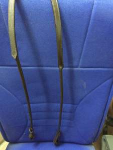 Riendas de caballo de lujo de alta calidad de cuero enrollado con empuñadura de goma en un lado Productos de caballo Premium - Product Image 3