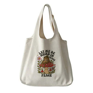 1 PC vui nấm mô hình Tote Vải cá nhân Vai Túi cho du lịch của phụ nữ mua sắm túi - Product Image 6