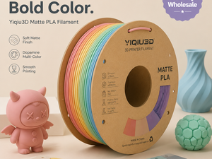 Filament PLA mat bicolore 1,75 mm 1 kg Yiqiu3D, filament d'imprimante 3D bicolore pour Creality Ender - Product Image 1