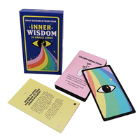 Cartes de tarot originales WJPC personnalisées Tiny Witch Carta en gros avec livre, jeu de cartes Oracle vierges espagnoles pour la lecture