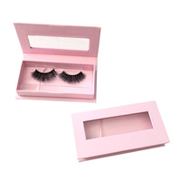 Boîte Cadeau Personnalisée Boîte d'Emballage de Faux Cils Oeil Noir Boîte à Ongles à Presser Avec Fenêtre