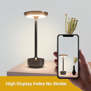 Châu Âu sang trọng kim loại không dây thay đổi độ sáng bảng đèn sạc pin di động Powered LED bảng đèn - Product Image 4