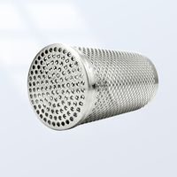 Filtre tubulaire perforé en acier inoxydable haute température et haute pression, support de filtre personnalisé, tubes en maille