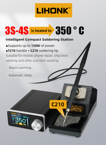 K7 công suất cao nhanh chóng sưởi ấm Trạm Hàn tương thích hàn sắt xử lý C210 C245 cho người có sở thích với màn hình LED - Product Image 3