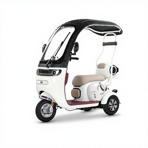 Nouveau style de tricycle électrique décontracté à carrosserie ouverte, <span class=keywords><strong>3</strong></span> places, pour adultes, femmes, personnes âgées, véhicule de mobilité à trois <span class=keywords><strong>roues</strong></span> 12V <200W - Product Image 1