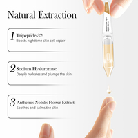OEM/ODM Capsule de sérum réparateur de nuit tripeptide restore Luxe pour les ridules et les signes de vieillissement et de sensibilité de la peau