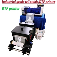 Printer Inkjet DTF YXSM A3+ Baru Mesin Penggoyang Bubuk XP600 Pengering Otomatis Warna CMYK Garansi 2 Tahun 13m/jam 1200dpi Cetak