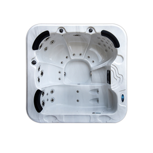 Vasca Idromassaggio Sunrans <span class=keywords><strong>per</strong></span> 5 Persone, <span class=keywords><strong>Jacuzzi</strong></span> da <span class=keywords><strong>Esterno</strong></span> <span class=keywords><strong>per</strong></span> Patio - Product Image 2